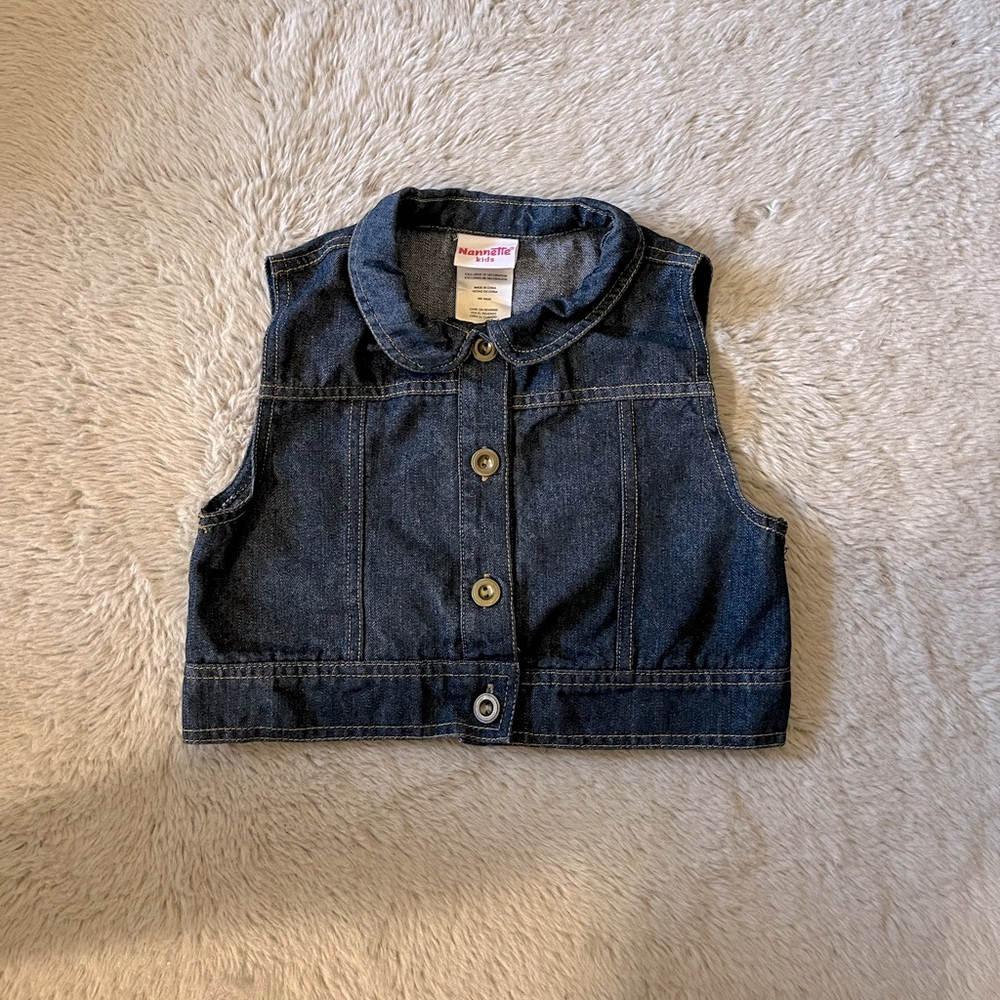 Jeans vest for kids